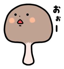 Shiitake Mushroom. sticker #1560508