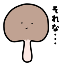 Shiitake Mushroom. sticker #1560509