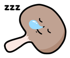 Shiitake Mushroom. sticker #1560514