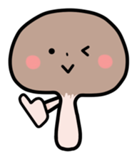 Shiitake Mushroom. sticker #1560522