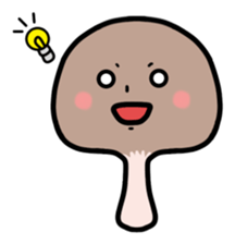 Shiitake Mushroom. sticker #1560524
