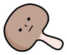 Shiitake Mushroom. sticker #1560525