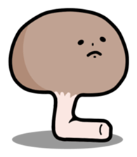 Shiitake Mushroom. sticker #1560526