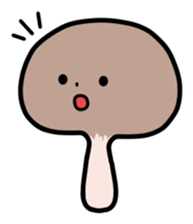 Shiitake Mushroom. sticker #1560528