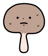 Shiitake Mushroom. sticker #1560529