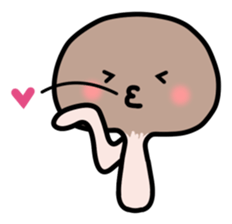 Shiitake Mushroom. sticker #1560531