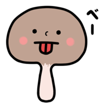 Shiitake Mushroom. sticker #1560532