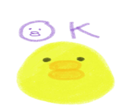 A little bird with thin happiness. sticker #1560705