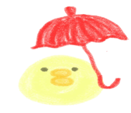 A little bird with thin happiness. sticker #1560721