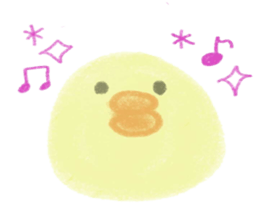 A little bird with thin happiness. sticker #1560728