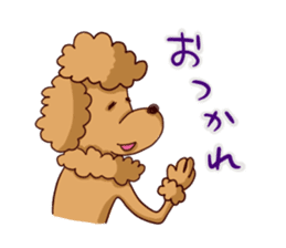 Pretty Toy Poodle sticker #1561024
