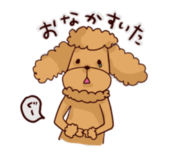 Pretty Toy Poodle sticker #1561025