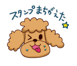 Pretty Toy Poodle sticker #1561036