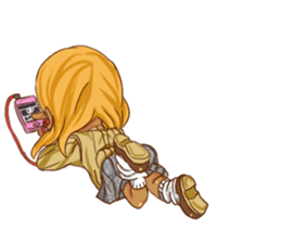 Super deformed girl sticker #1561468