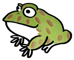 Cute horny toad sticker #1561536