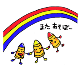 Various crayons. sticker #1561737