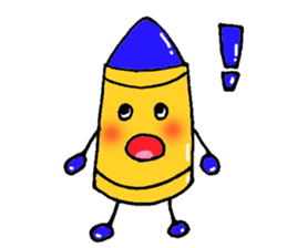 Various crayons. sticker #1561746