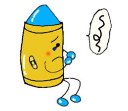 Various crayons. sticker #1561755