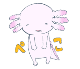 Ambystoma mexicanum family. sticker #1562306