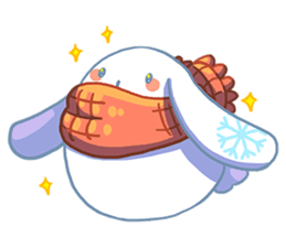 The winter rabbit sticker #1562496