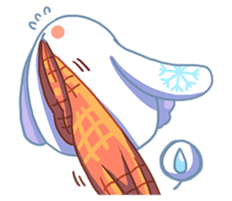 The winter rabbit sticker #1562501