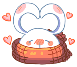 The winter rabbit sticker #1562507