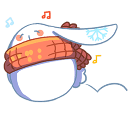 The winter rabbit sticker #1562512