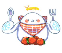 The winter rabbit sticker #1562519