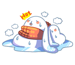 The winter rabbit sticker #1562522