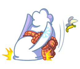 The winter rabbit sticker #1562526