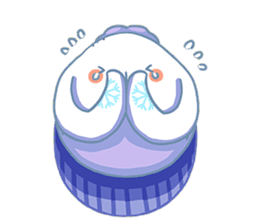 The winter rabbit sticker #1562529