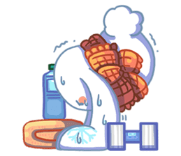The winter rabbit sticker #1562531