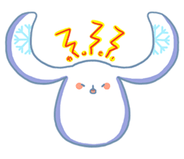 The winter rabbit sticker #1562534