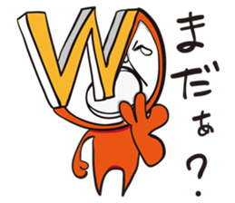 Alphabet character sticker #1562572