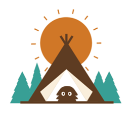 Outdoor activities of YETI sticker #1562757