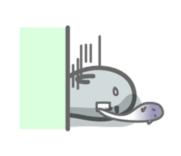 Seal from the left sticker #1562843