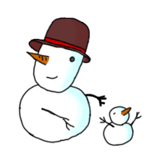 Live with snowman