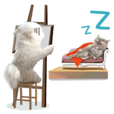 Little Iron X Smile Dog 2 sticker #1563323