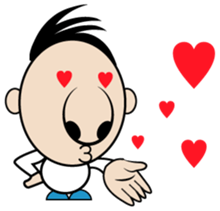 Big nose Mr.maido! sticker #1563388