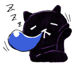 Camouflage cat and black cat sticker #1563831