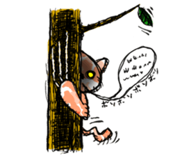 Camouflage cat and black cat sticker #1563850