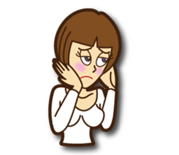 Active woman Yoko sticker #1563940