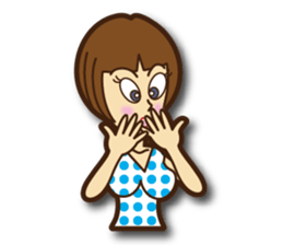 Active woman Yoko sticker #1563941