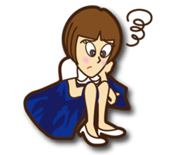Active woman Yoko sticker #1563944