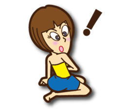 Active woman Yoko sticker #1563945