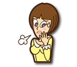 Active woman Yoko sticker #1563946