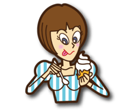Active woman Yoko sticker #1563947