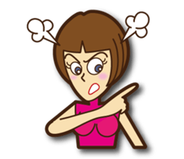 Active woman Yoko sticker #1563950