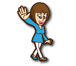 Active woman Yoko sticker #1563952