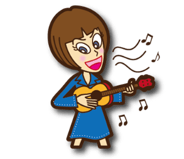Active woman Yoko sticker #1563954